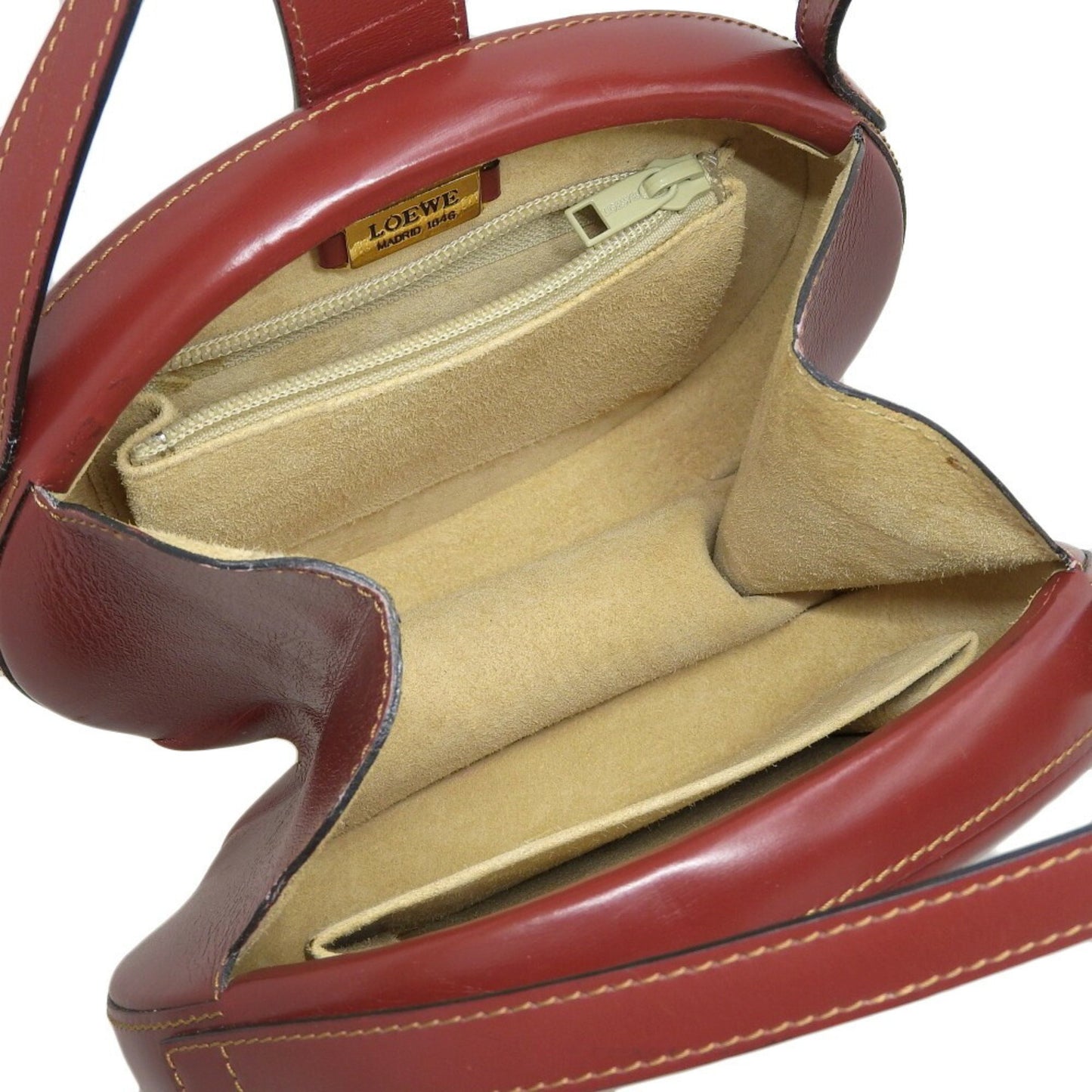 Loewe, Red, Leather, handbag