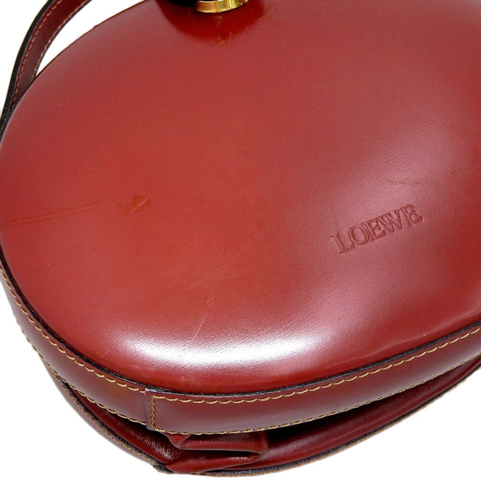 Loewe, Red, Leather, handbag