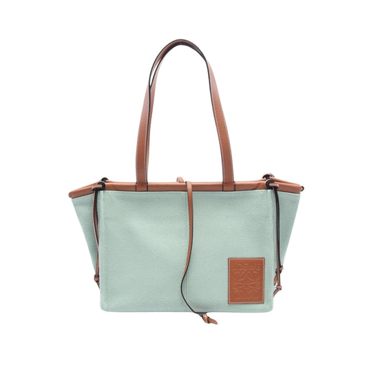 Loewe Cushion, Green, Canvas, tote