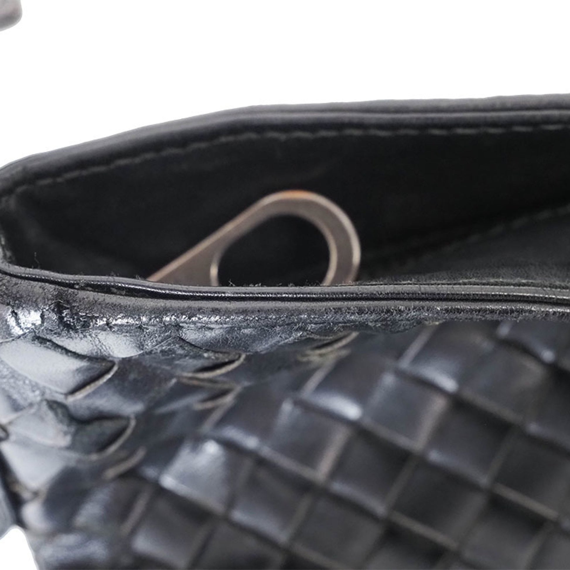 Bottega Veneta Intrecciato, Black, Leather, shopper