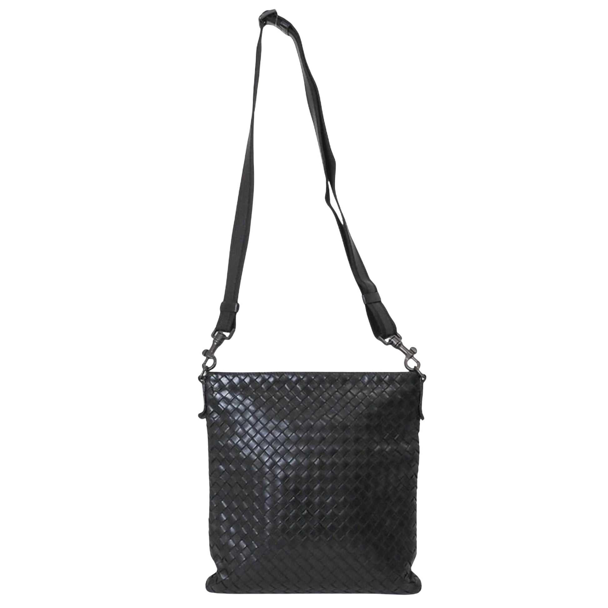 Bottega Veneta Intrecciato, Black, Leather, shopper