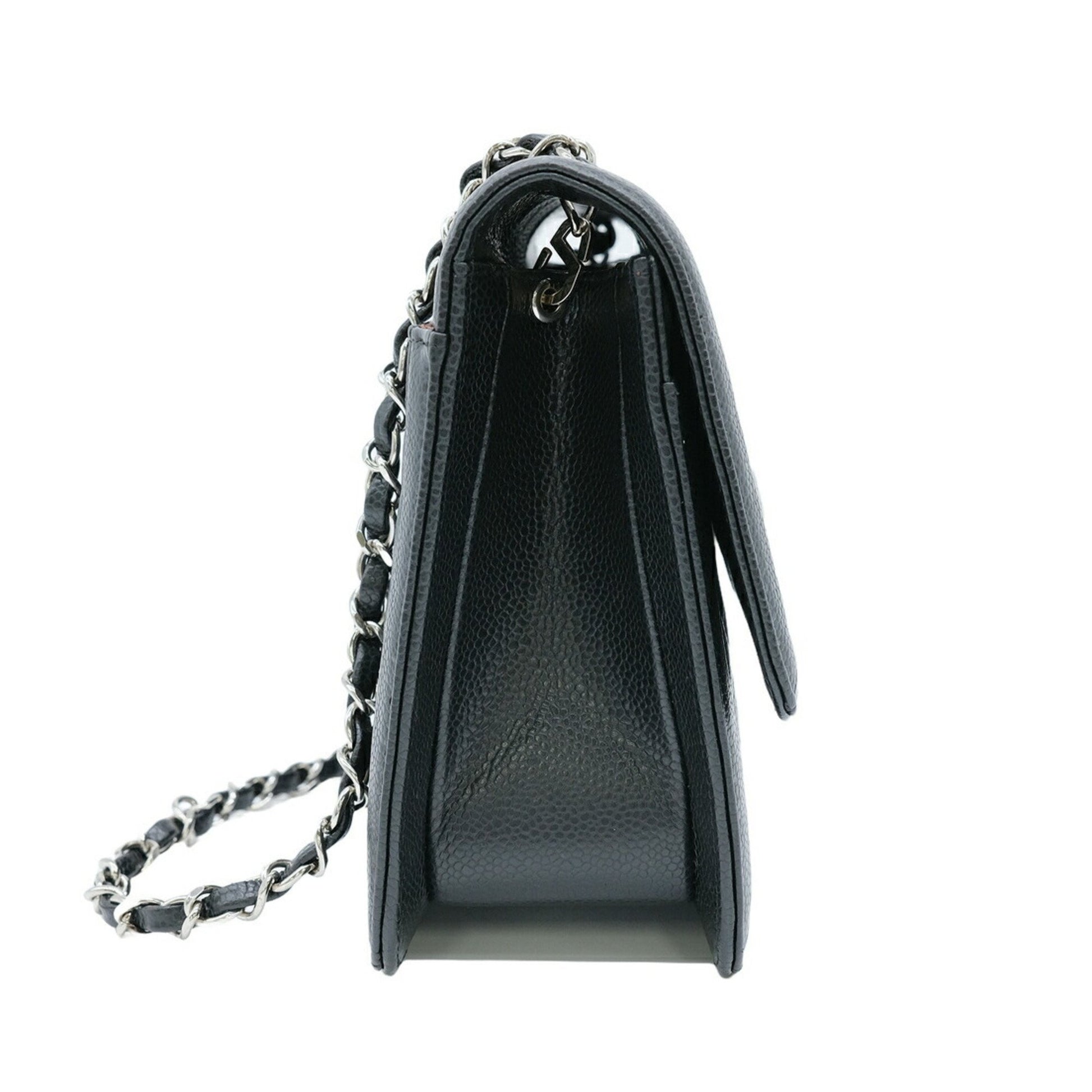 "Chanel 2,55", Black, Leather, shoulder