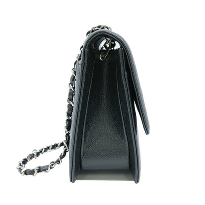 "Chanel 2,55", Black, Leather, shoulder