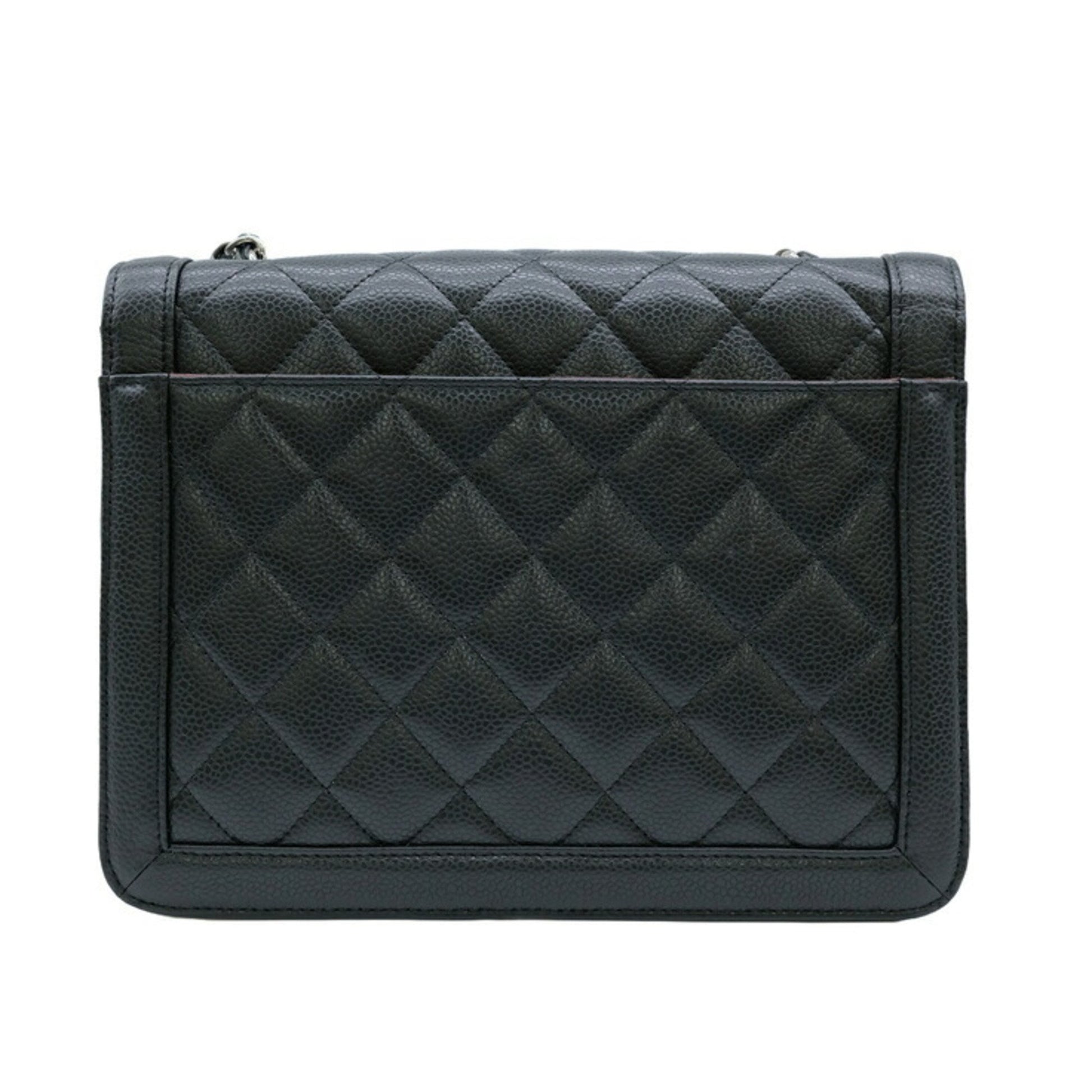 "Chanel 2,55", Black, Leather, shoulder