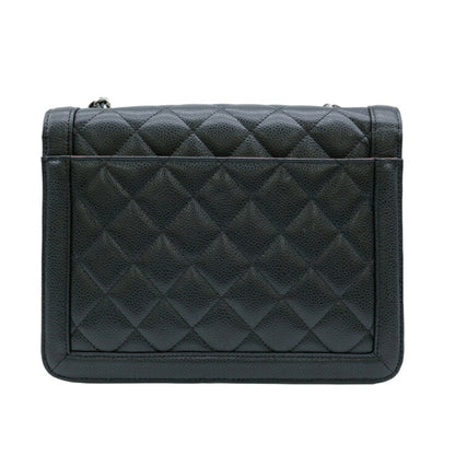 "Chanel 2,55", Black, Leather, shoulder