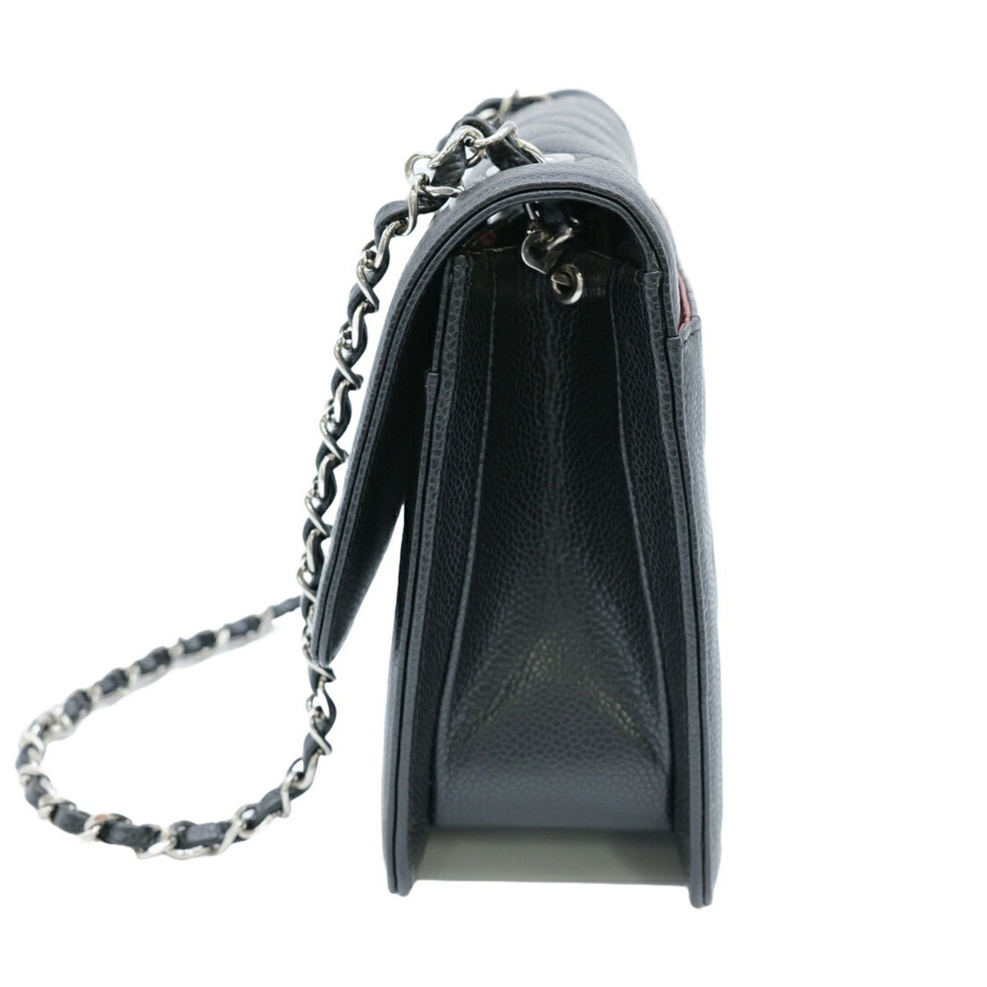 "Chanel 2,55", Black, Leather, shoulder