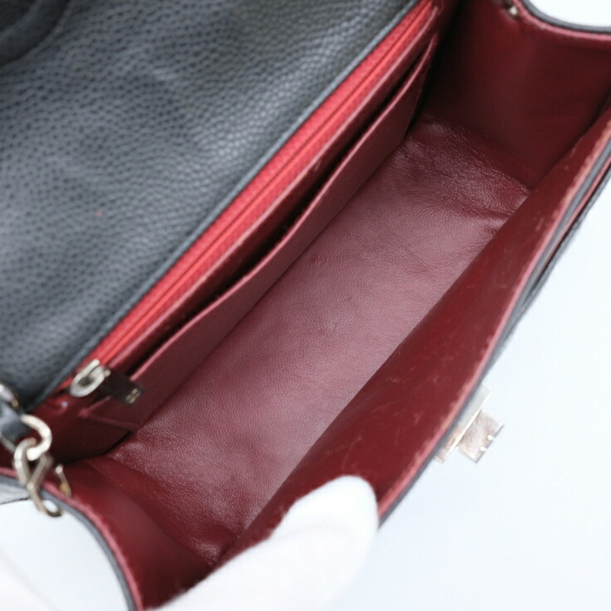 "Chanel 2,55", Black, Leather, shoulder