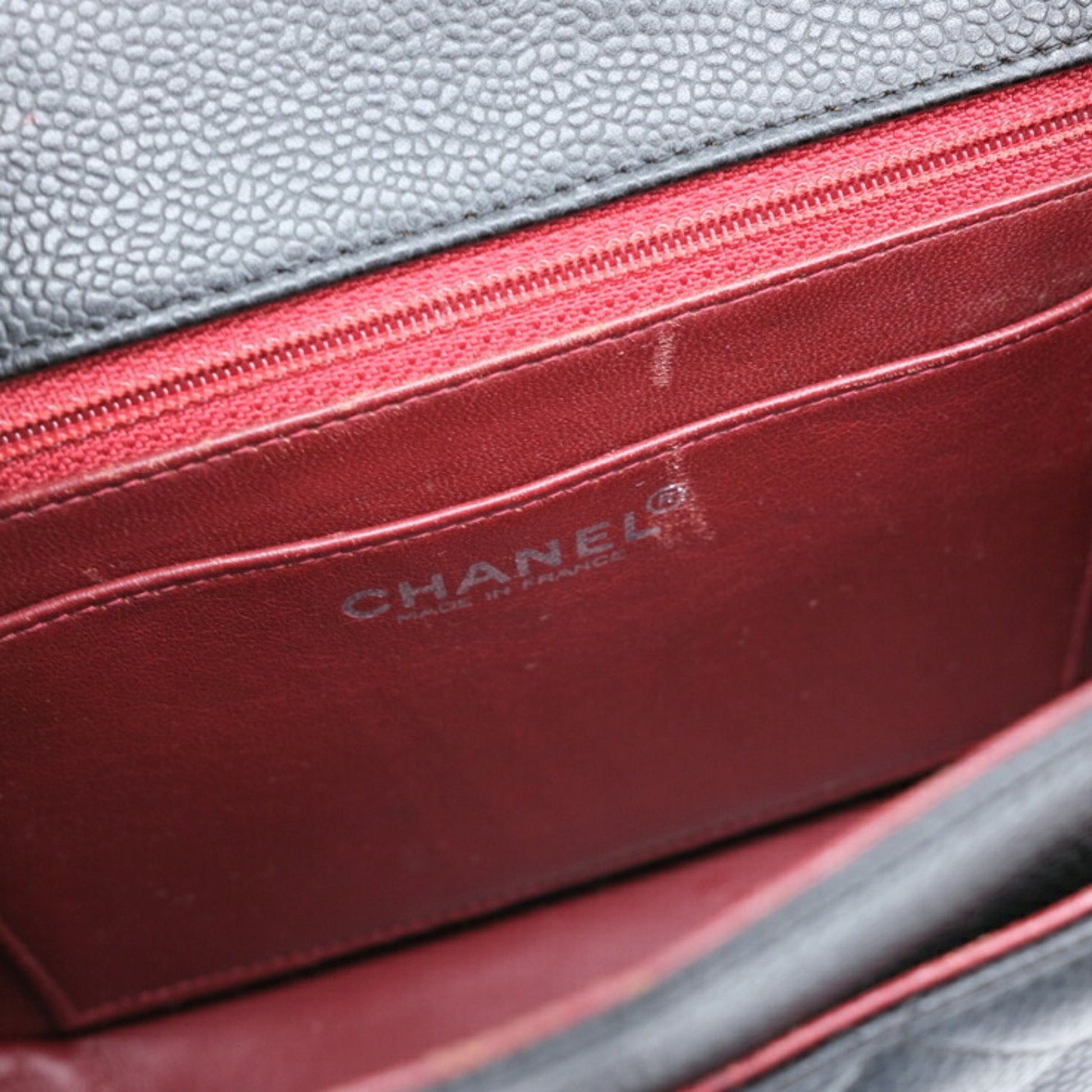 "Chanel 2,55", Black, Leather, shoulder