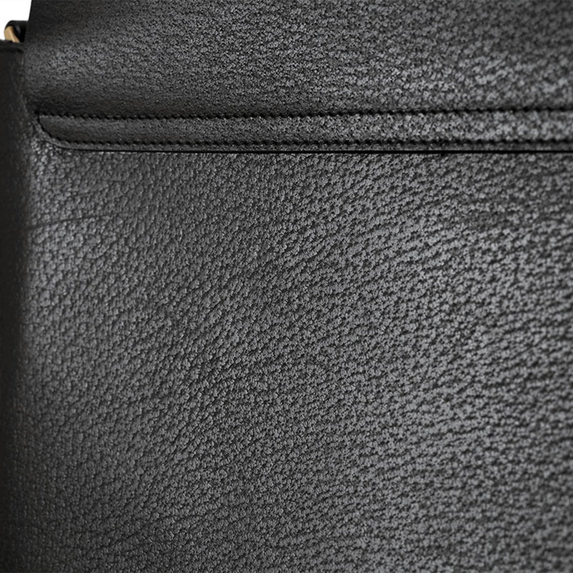 Gucci Bamboo, Black, Leather, handbag