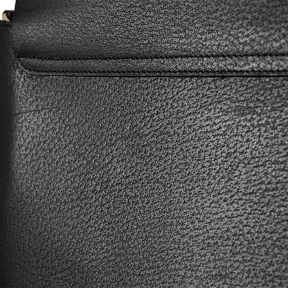 Gucci Bamboo, Black, Leather, handbag