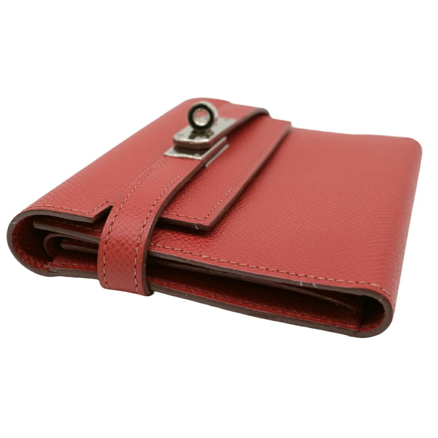 Hermès Kelly, Red, Leather, wallet