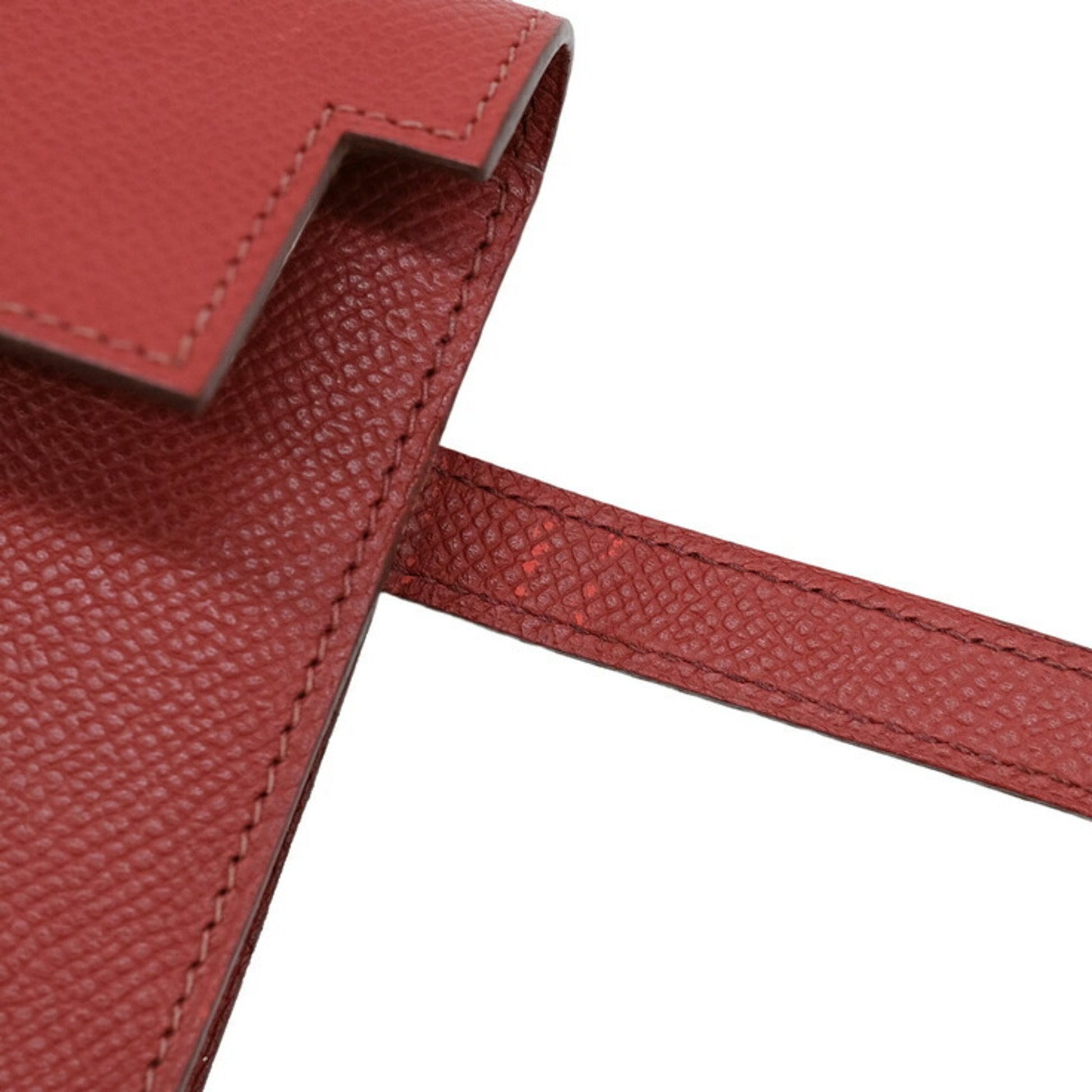 Hermès Kelly, Red, Leather, wallet