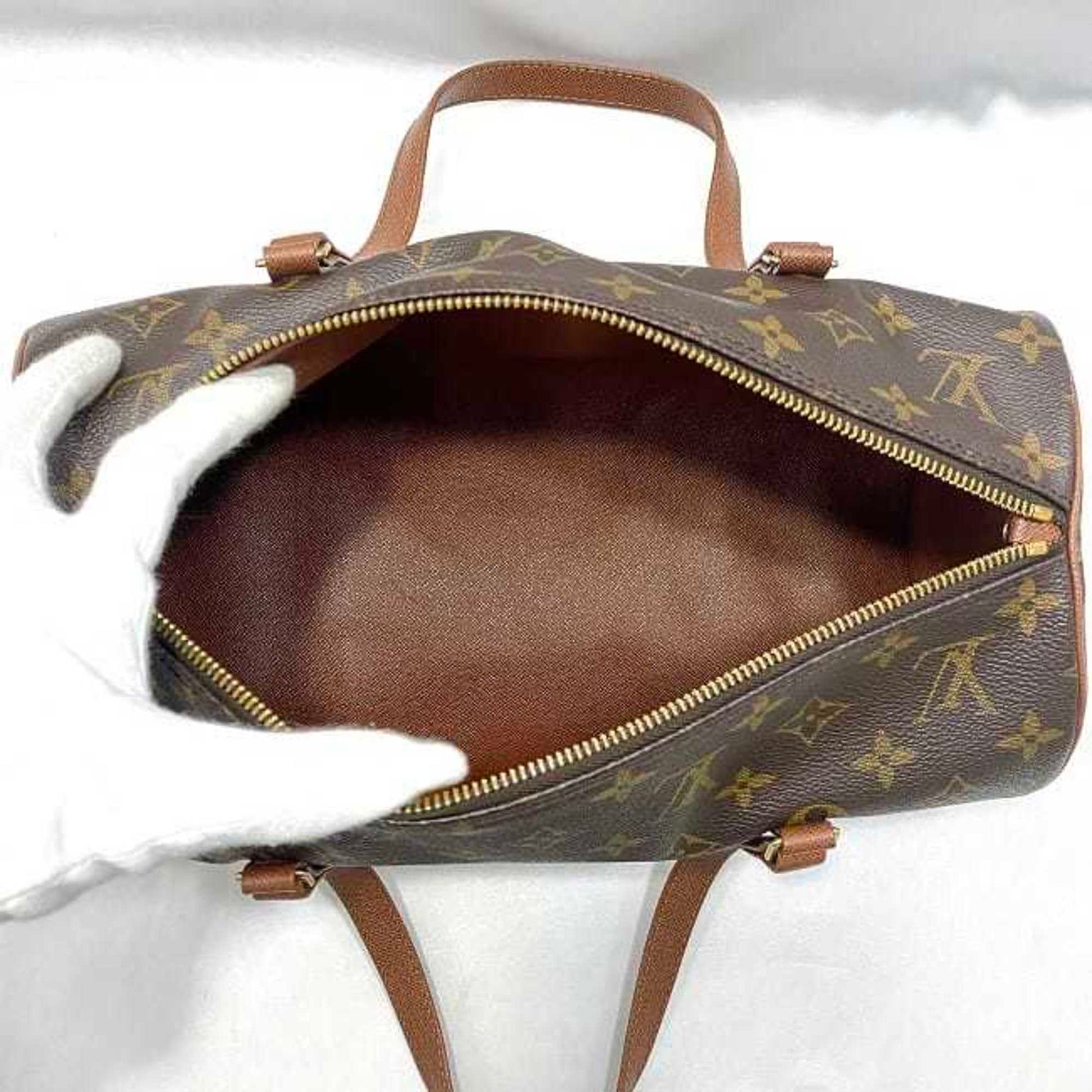 Louis Vuitton Papillon 30, Brown, Canvas, handbag