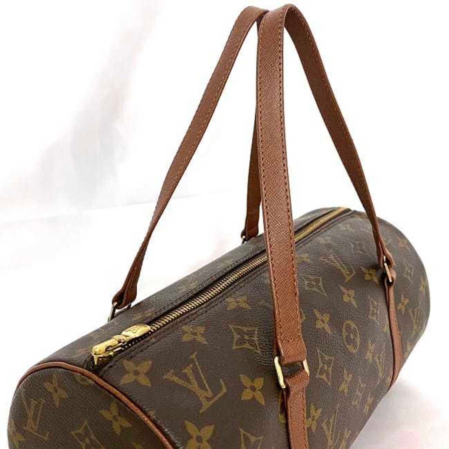 Louis Vuitton Papillon 30, Brown, Canvas, handbag