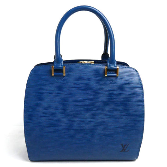 Louis Vuitton Pont Neuf, Blue, Leather, handbag