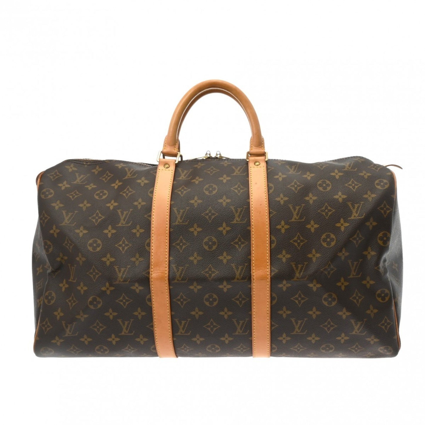 Louis Vuitton Keepall 50, Brown, Canvas, travel