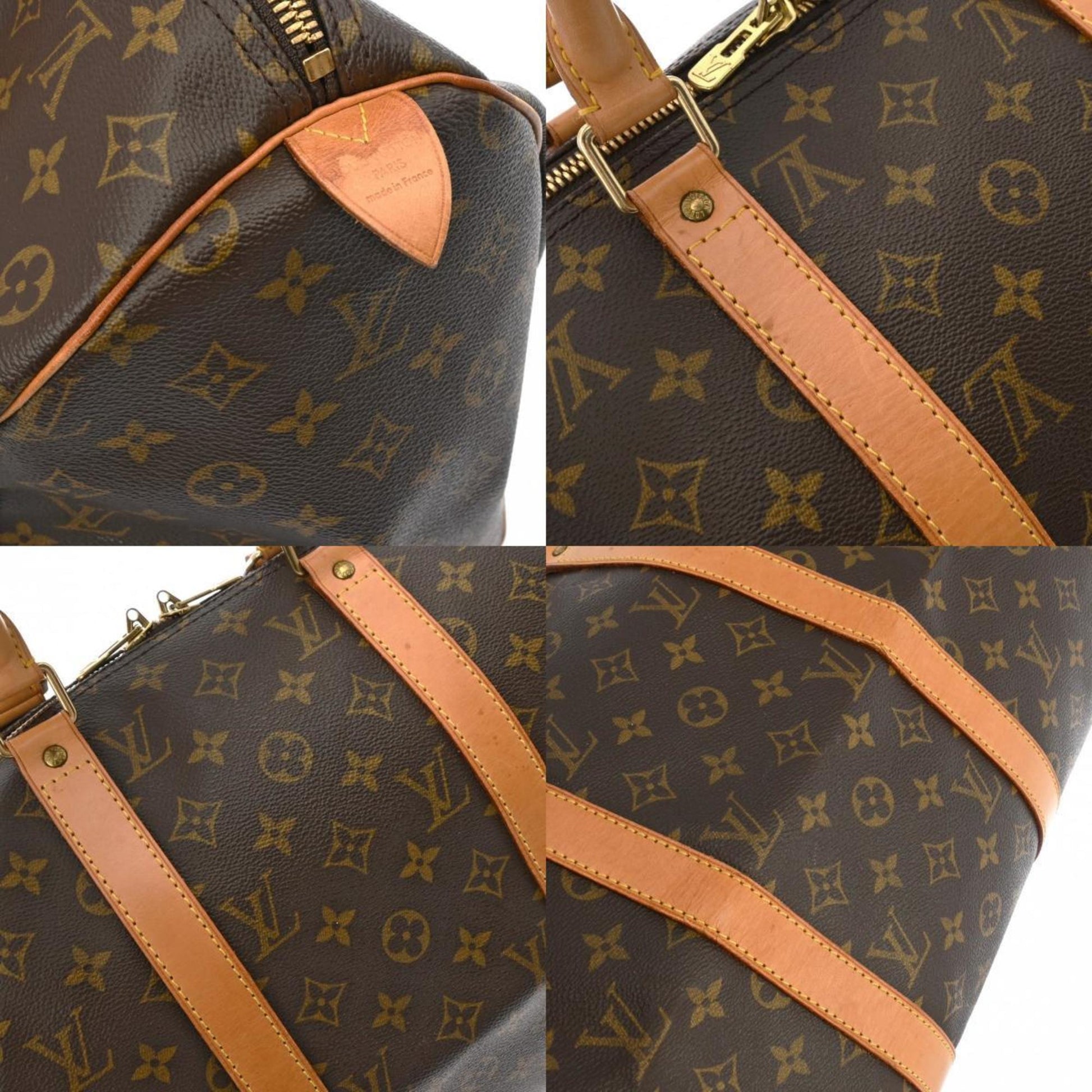 Louis Vuitton Keepall 50, Brown, Canvas, travel