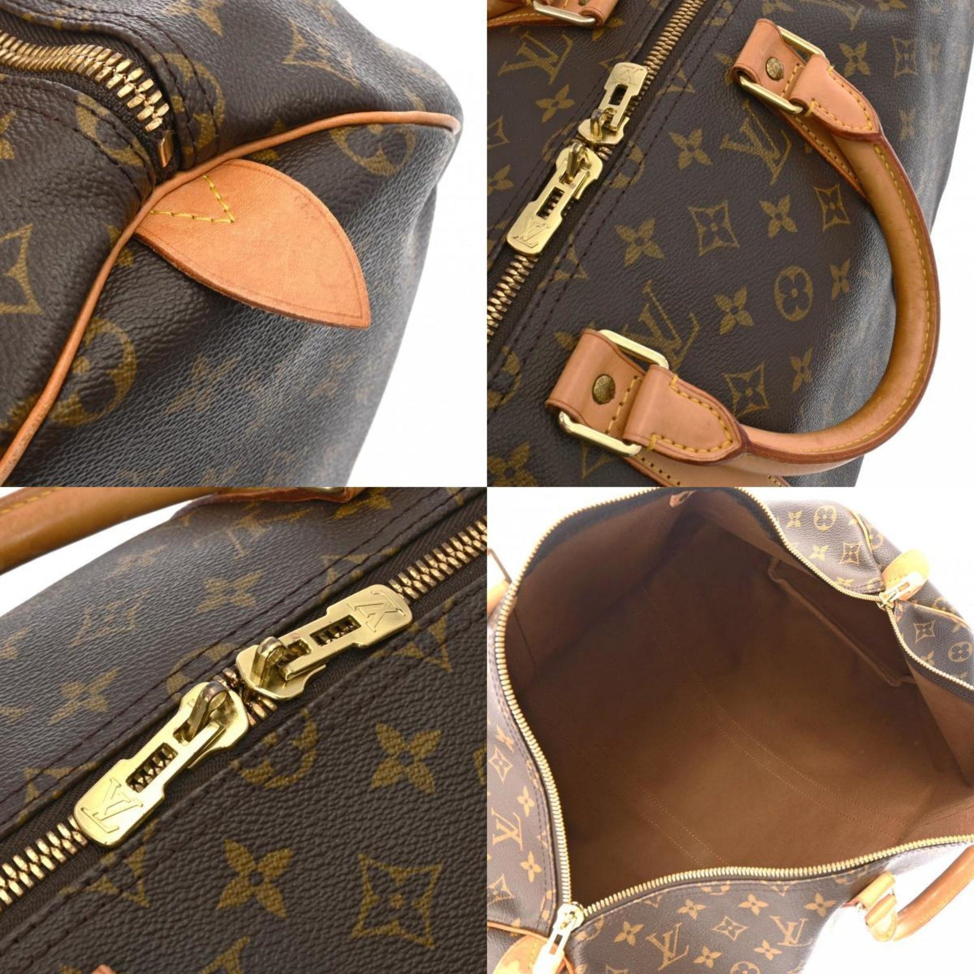 Louis Vuitton Keepall 50, Brown, Canvas, travel