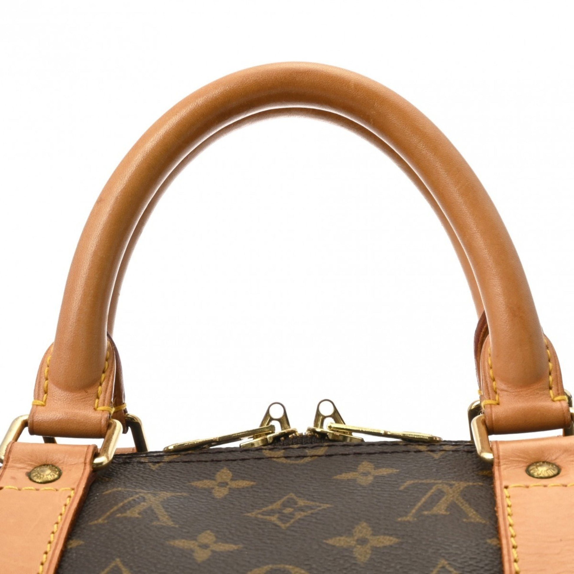 Louis Vuitton Keepall 50, Brown, Canvas, travel