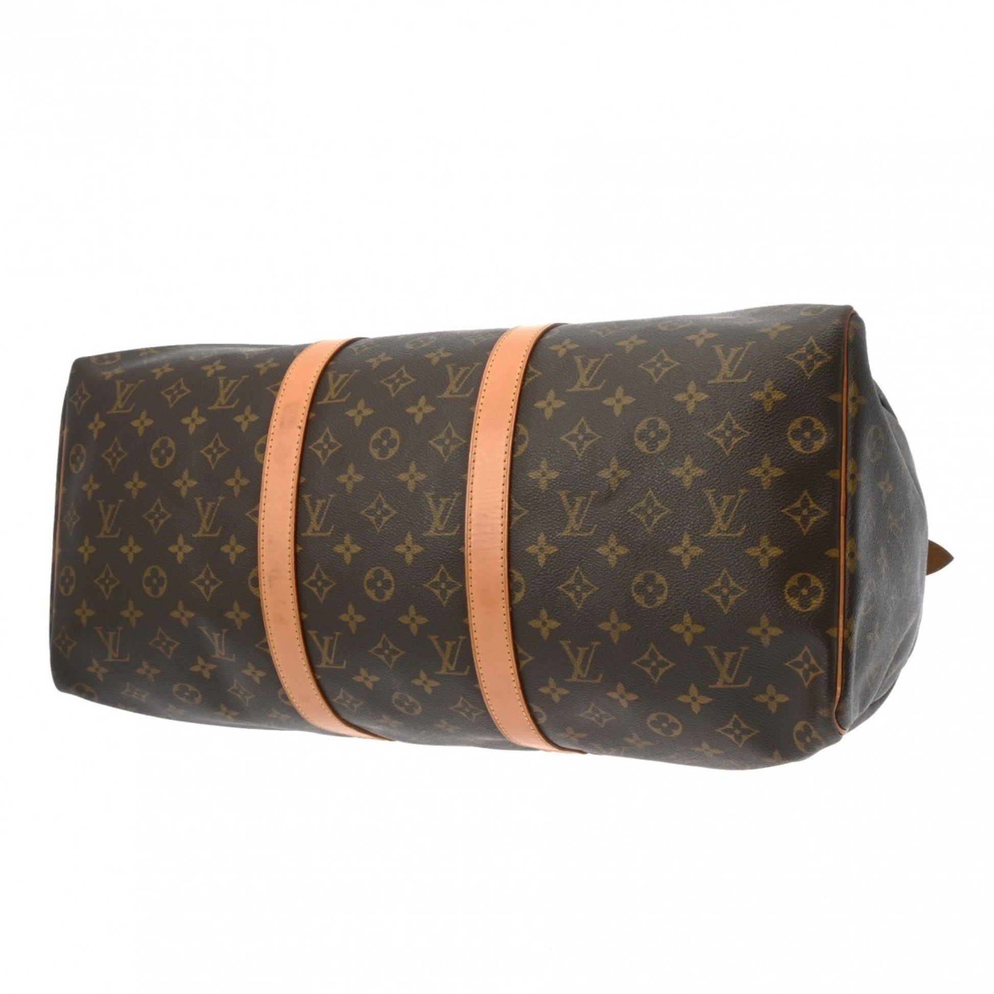 Louis Vuitton Keepall 50, Brown, Canvas, travel