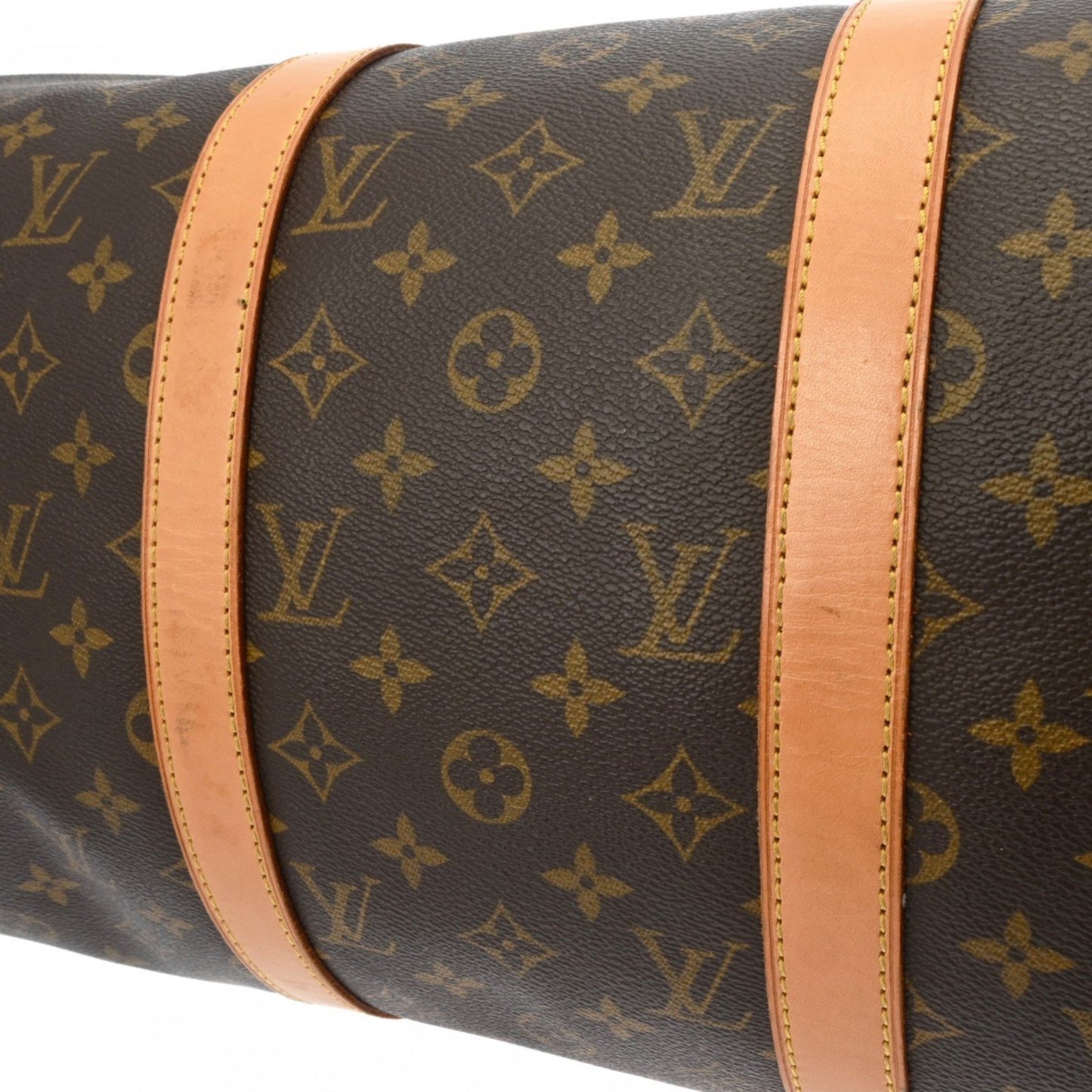 Louis Vuitton Keepall 50, Brown, Canvas, travel