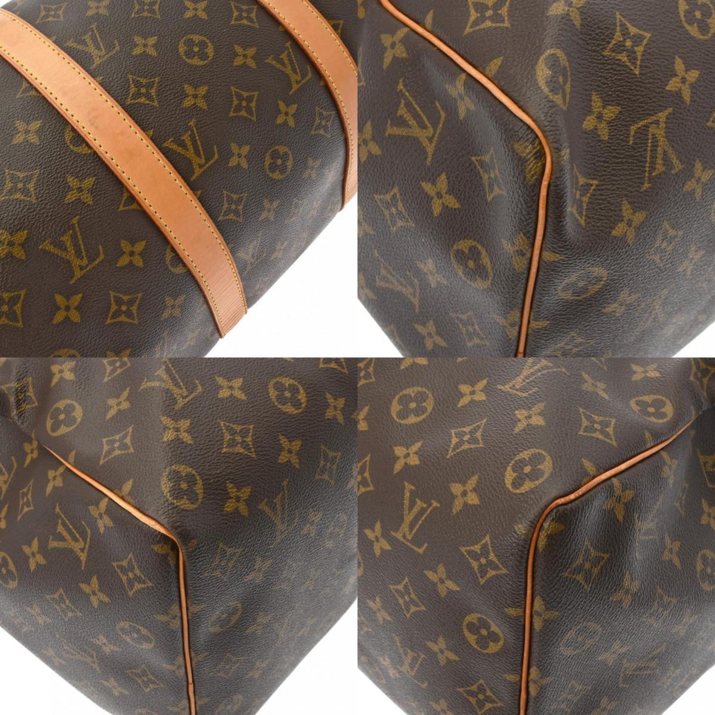 Louis Vuitton Keepall 50, Brown, Canvas, travel