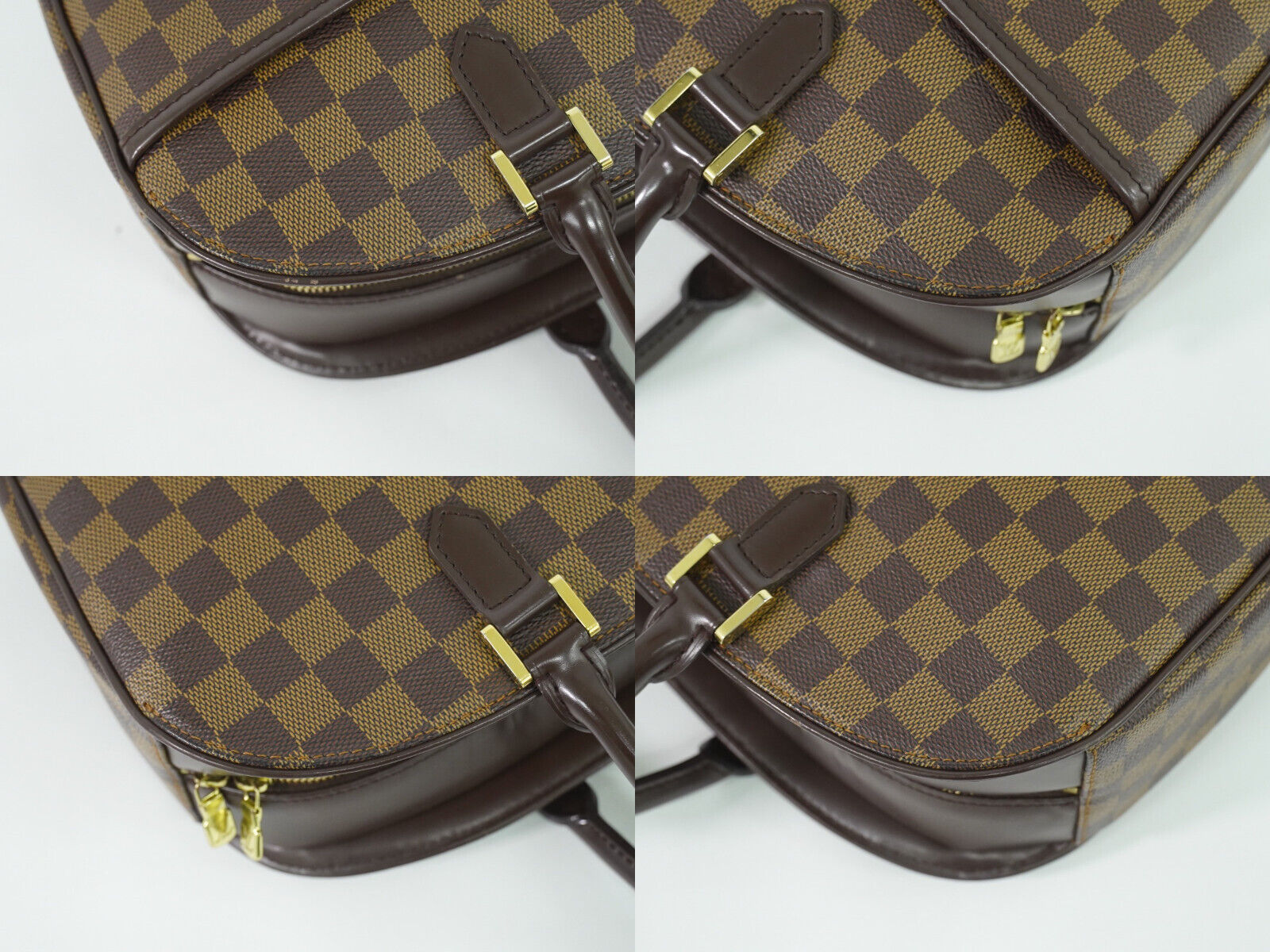 Louis Vuitton Sarria, Brown, Canvas, handbag