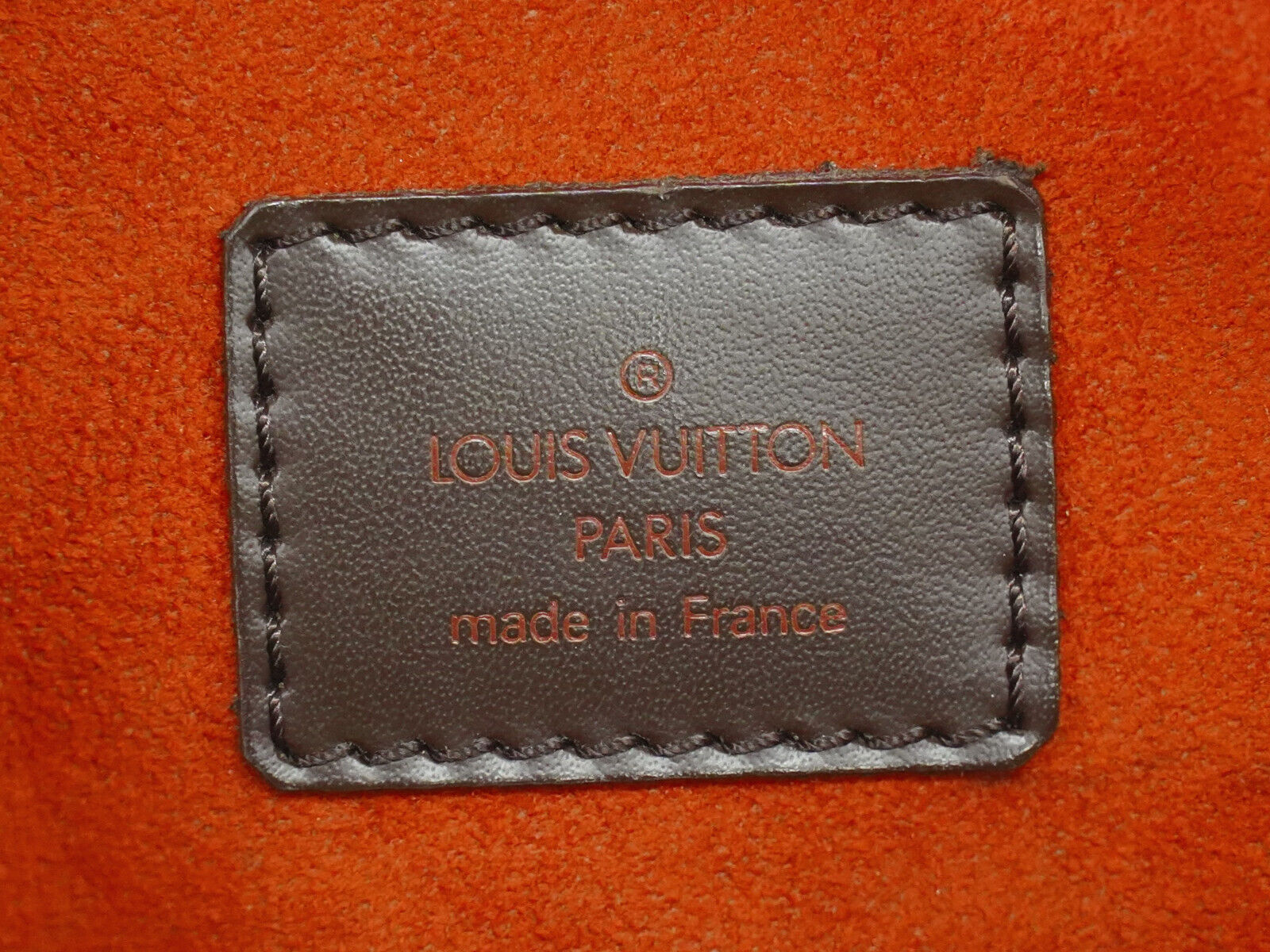 Louis Vuitton Sarria, Brown, Canvas, handbag