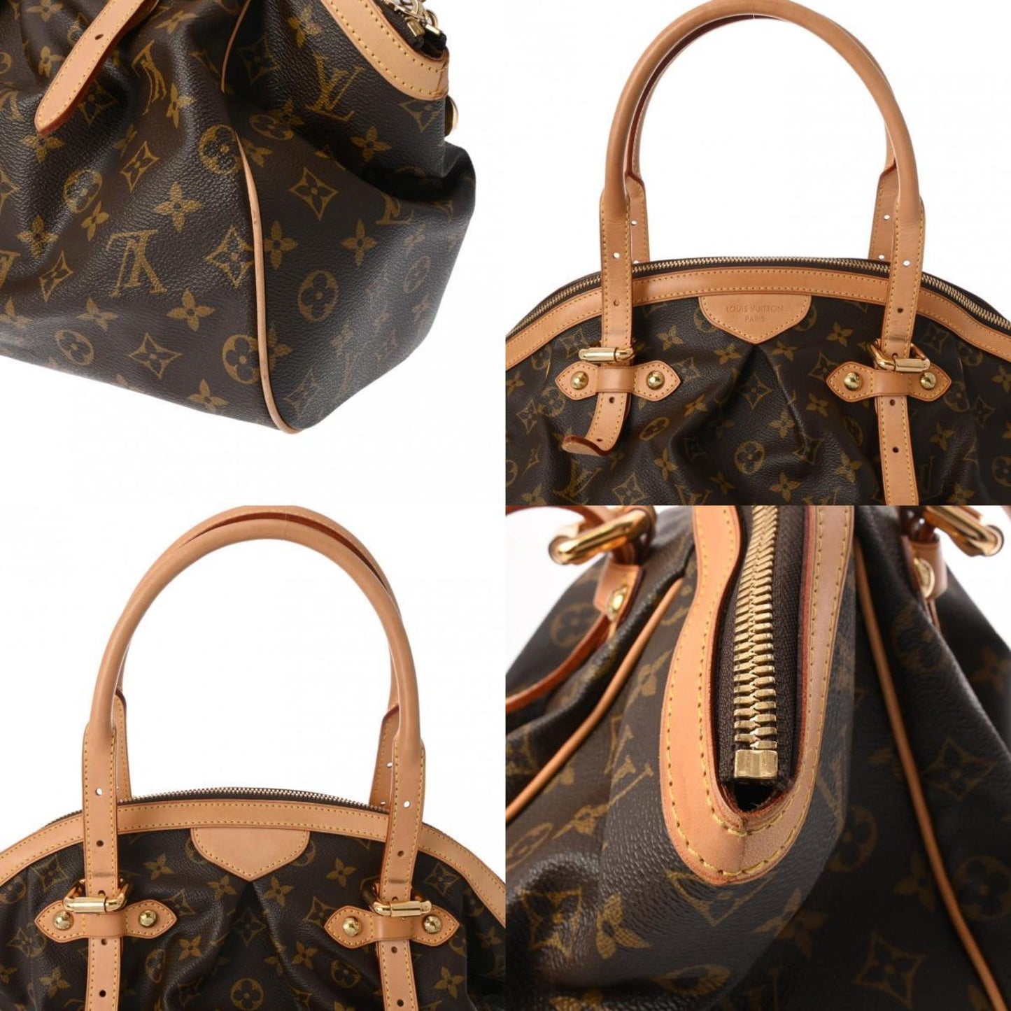 Louis Vuitton Tivoli, Brown, Canvas, handbag