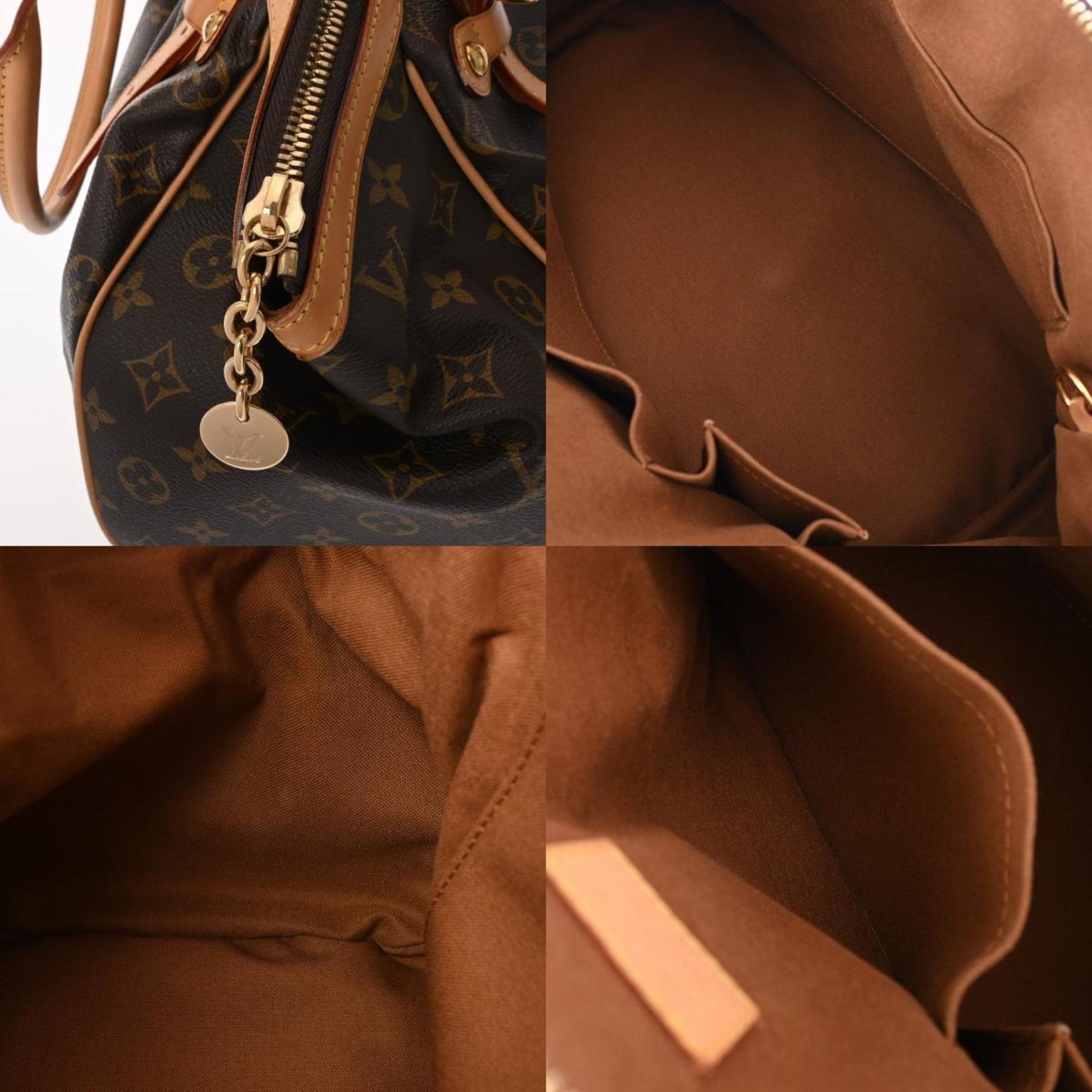 Louis Vuitton Tivoli, Brown, Canvas, handbag