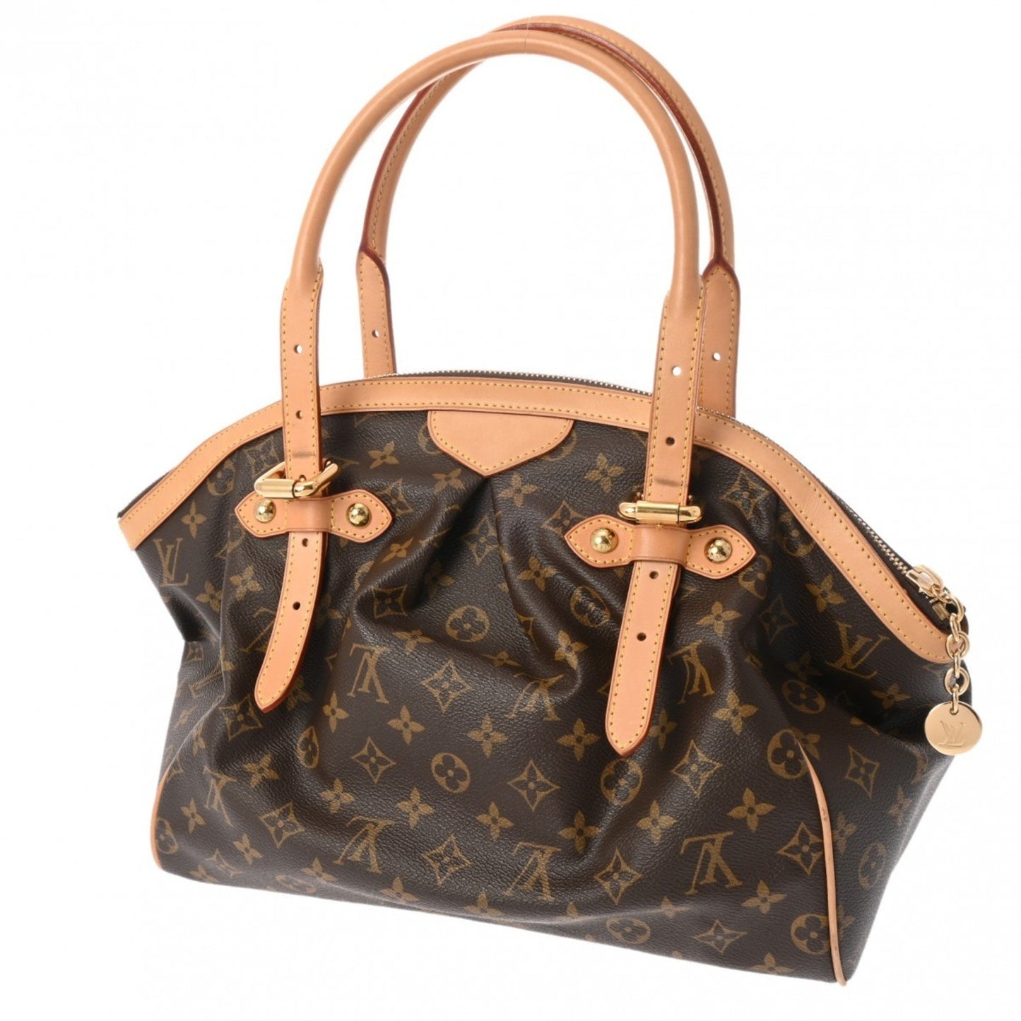 Louis Vuitton Tivoli, Brown, Canvas, handbag