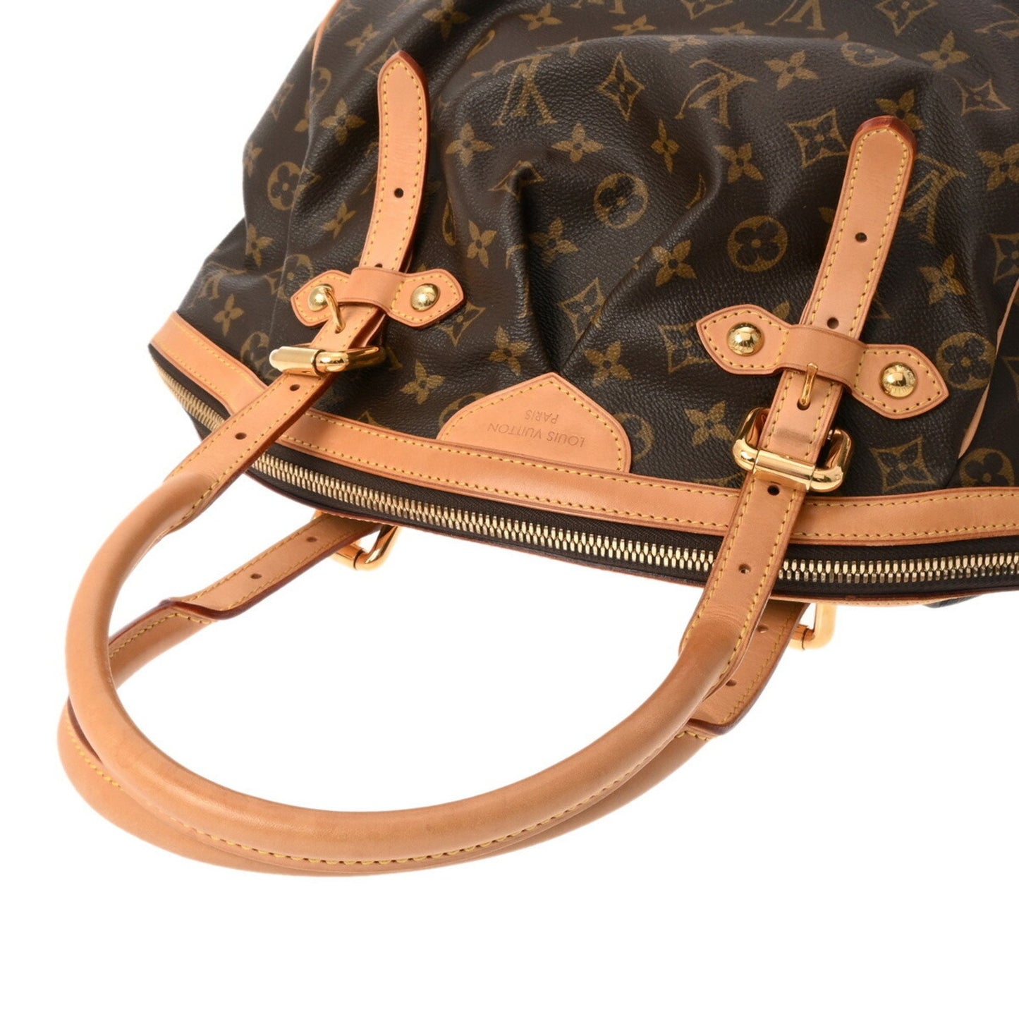 Louis Vuitton Tivoli, Brown, Canvas, handbag