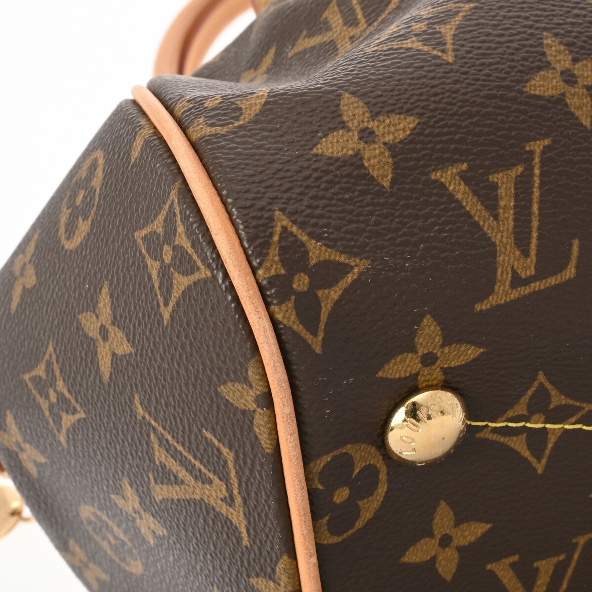 Louis Vuitton Tivoli, Brown, Canvas, handbag