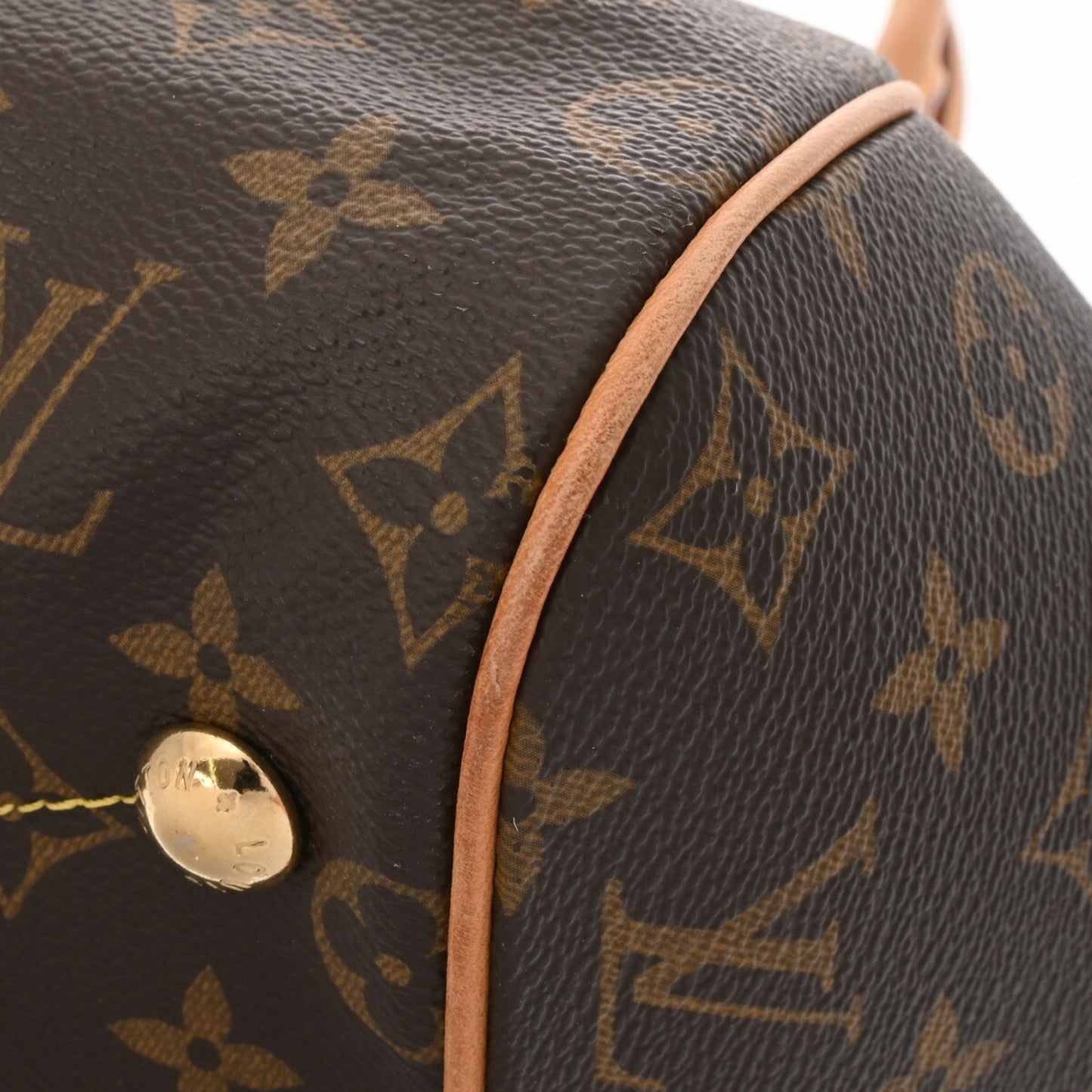 Louis Vuitton Tivoli, Brown, Canvas, handbag