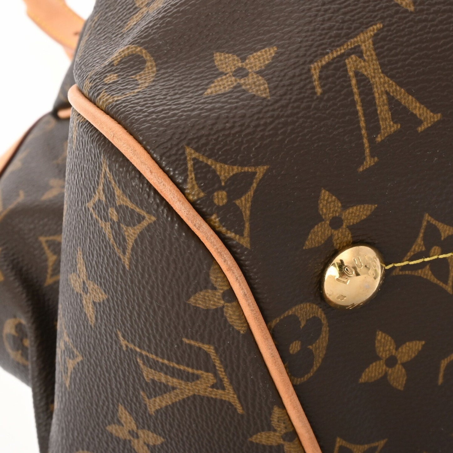 Louis Vuitton Tivoli, Brown, Canvas, handbag