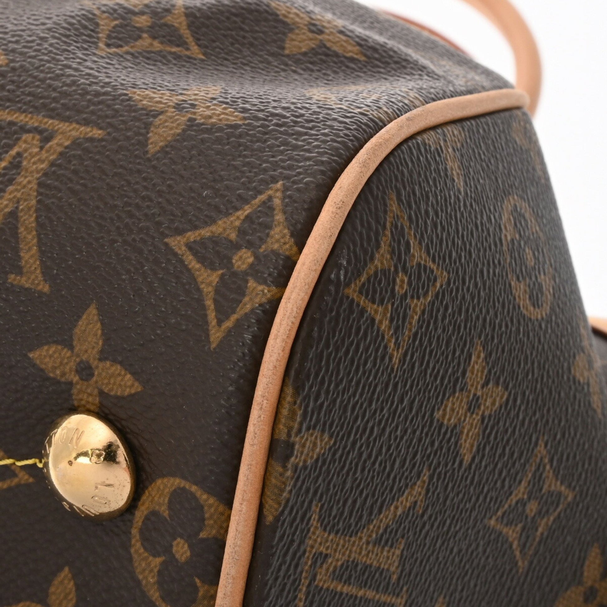 Louis Vuitton Tivoli, Brown, Canvas, handbag