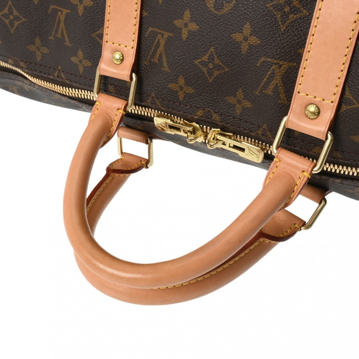 Louis Vuitton Keepall 50, Brown, Canvas, travel