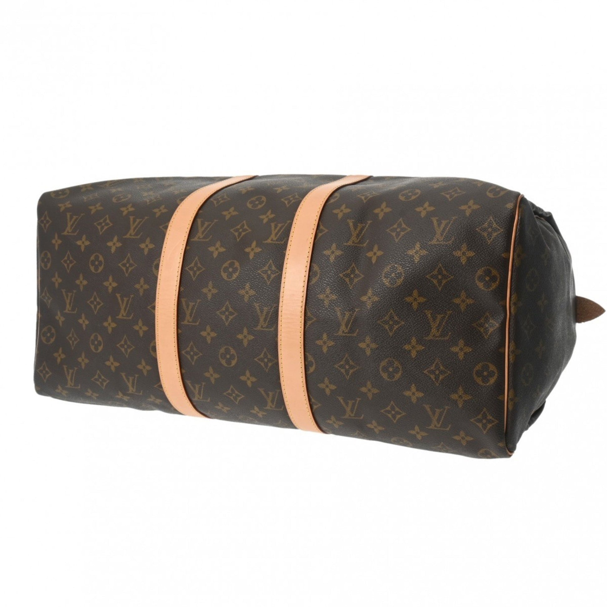 Louis Vuitton Keepall 50, Brown, Canvas, travel