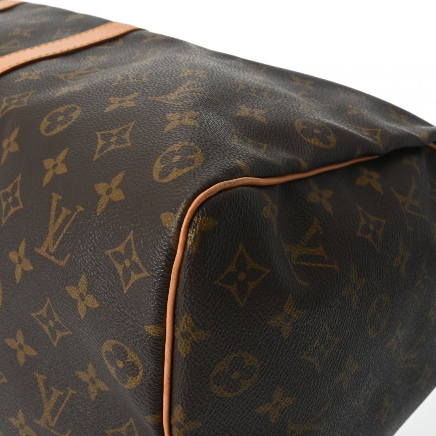 Louis Vuitton Keepall 50, Brown, Canvas, travel