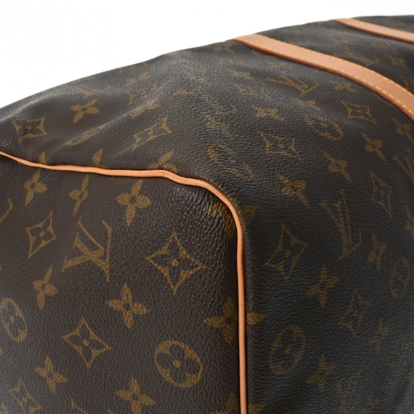 Louis Vuitton Keepall 50, Brown, Canvas, travel