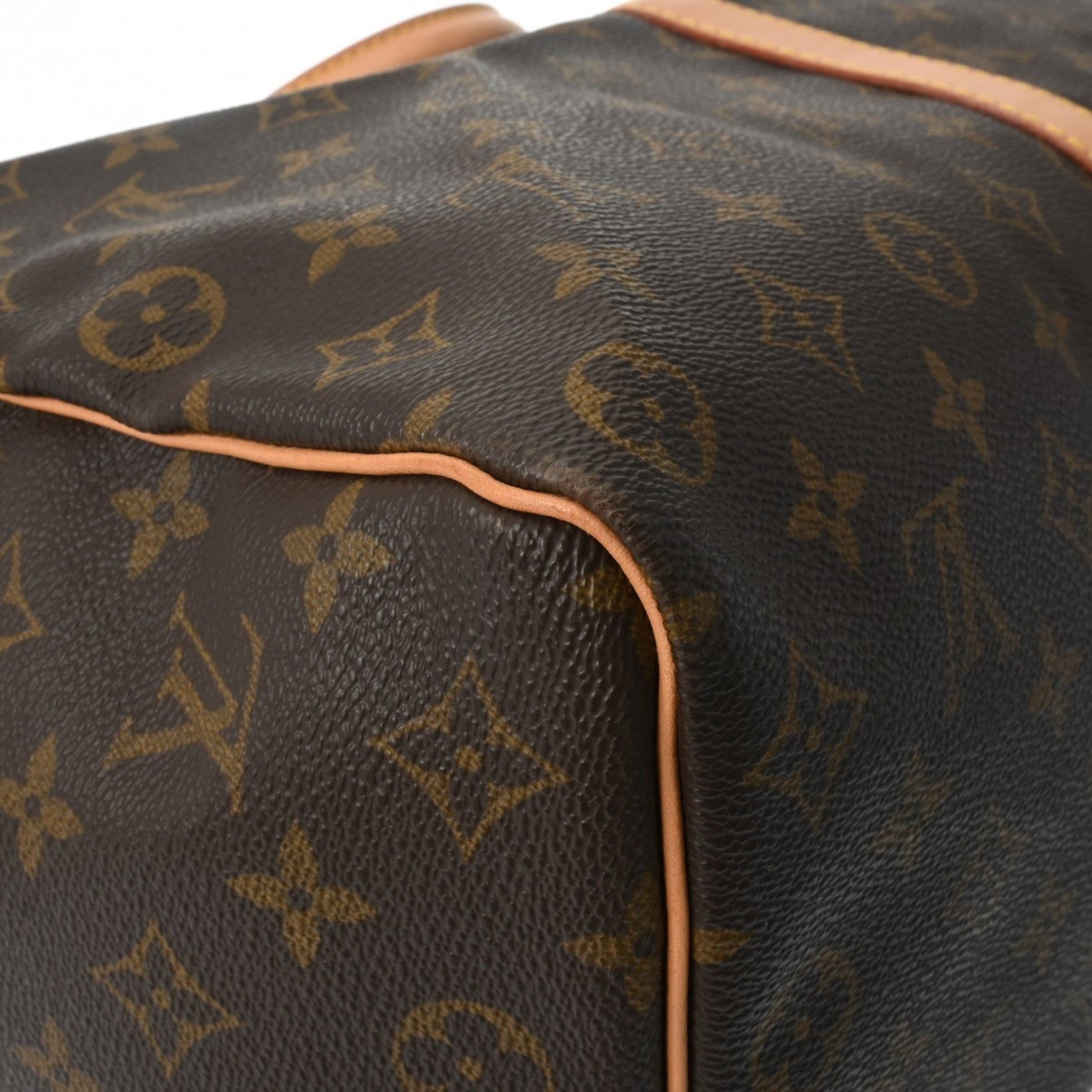 Louis Vuitton Keepall 50, Brown, Canvas, travel