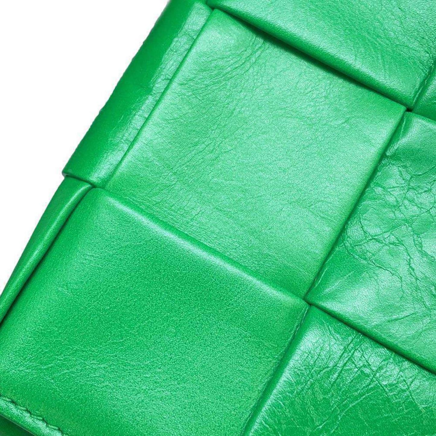 Bottega Veneta Cassette, Green, Leather, shoulder