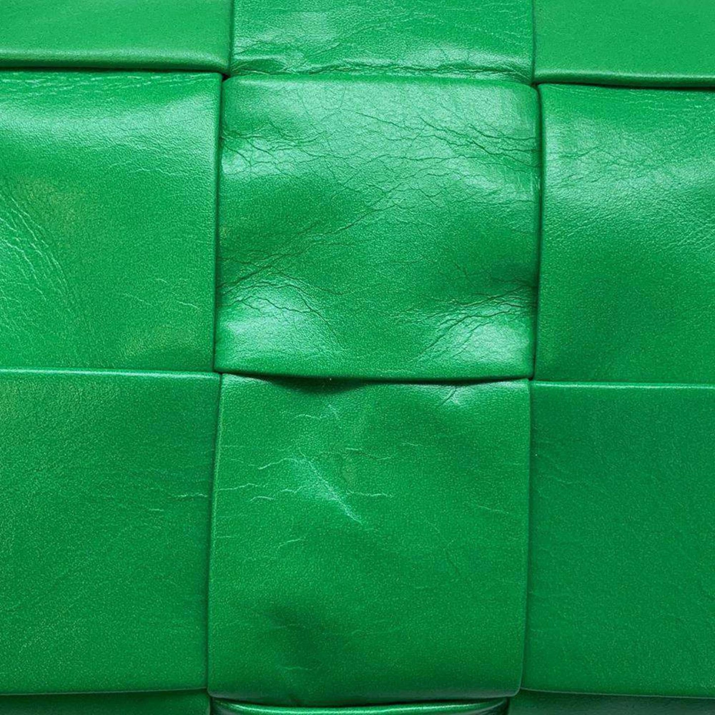 Bottega Veneta Cassette, Green, Leather, shoulder