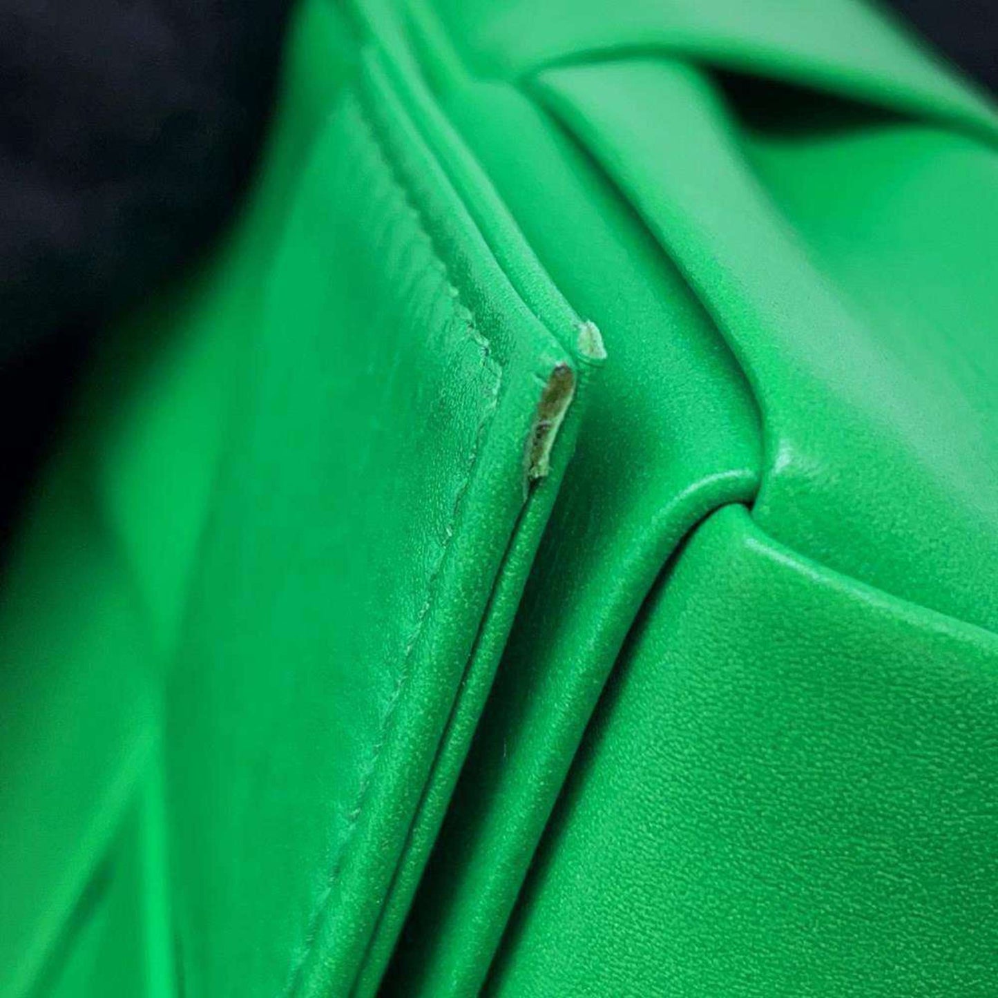 Bottega Veneta Cassette, Green, Leather, shoulder