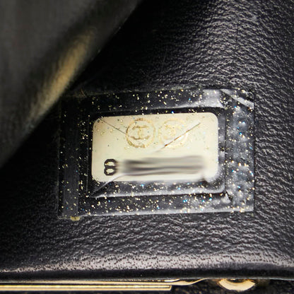 Chanel Logo CC, Black, Leather, wallet