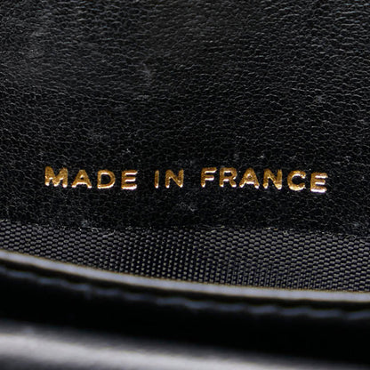 Chanel Logo CC, Black, Leather, wallet