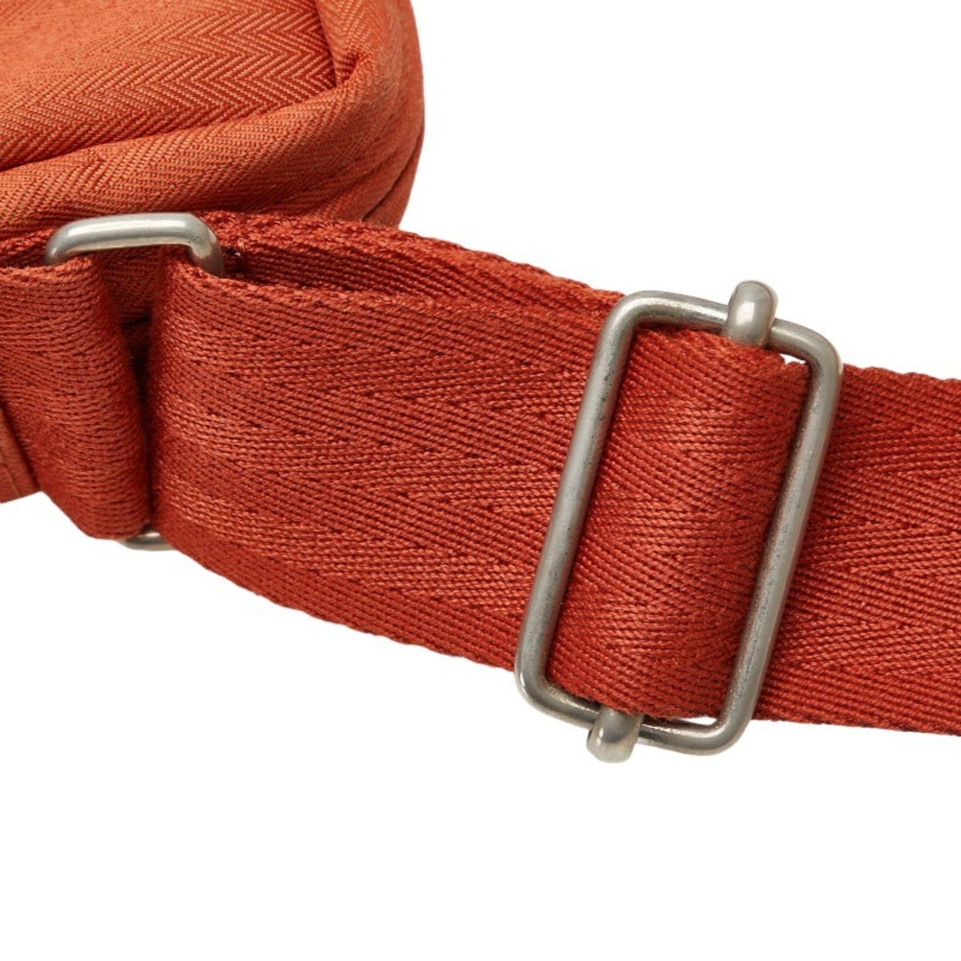 Hermès Acapulco, Orange, Canvas, shoulder