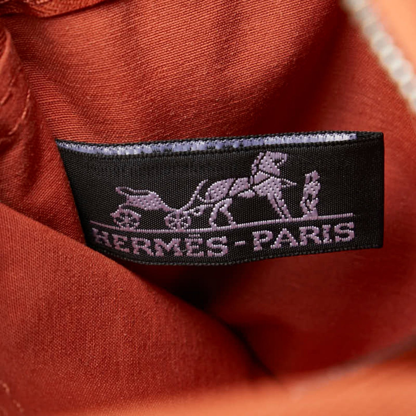 Hermès Acapulco, Orange, Canvas, shoulder