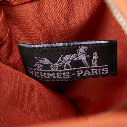 Hermès Acapulco, Orange, Canvas, shoulder