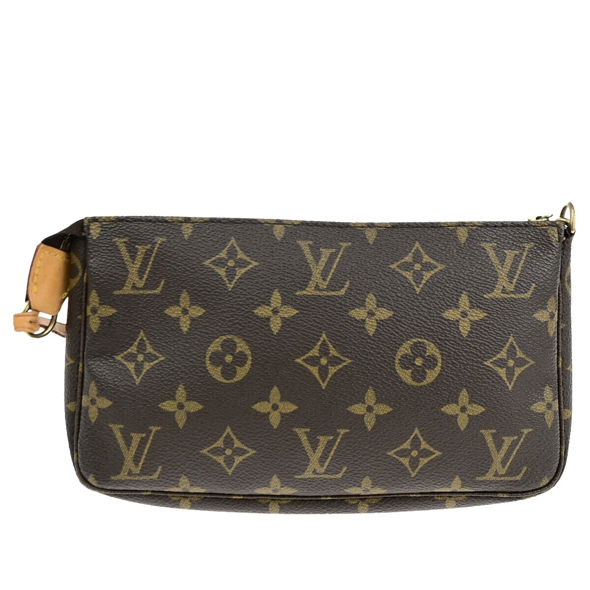 Louis Vuitton Pochette accessoires, Brown, Canvas, clutch